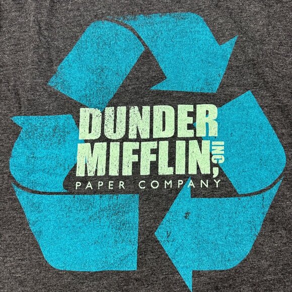 Dunder Mifflin Paper Company T-Shirt The Office TV Show Mens Size L - Picture 1 of 4